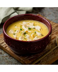 Caldo de Mandioquinha com Frango 500g