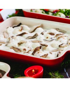 Conchiglione de Camar&atilde;o e Shiitake