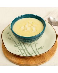 Sopa de Alho Por&oacute;, Gorgonzola e Peras 350g
