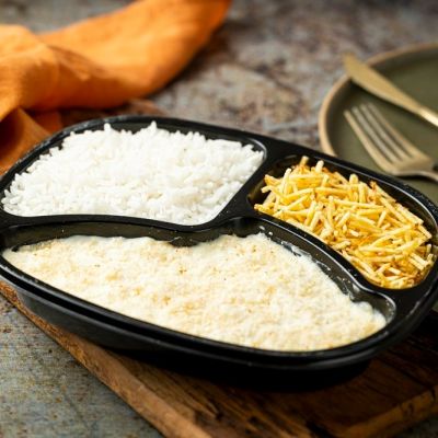 PP 10 Frango ao Catupiry com Batata Palha e Arroz Branco 400g