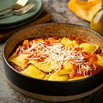 Ravioli com Molho de Lingui&ccedil;a 750g